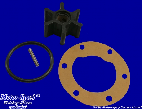 Impeller passt für Volvo Penta MD1, MD2, MD6A, 2010A, 2020A, MB10, ersetzt 3586494 und 875807